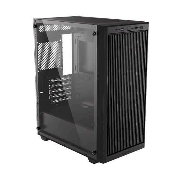 Корпус Case ID-Cooling WARE 300 Black mATX/ win TG/ no fan/ Type C/ CPU 160mm/ GPU 320mm/ no PSU