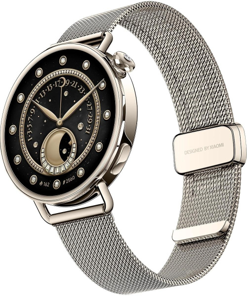 Смарт-часы Xiaomi Watch S4 41мм 1.32" AMOLED корп.золотистый рем.золотистый разм.брасл.:120-190 мм (BHR07VWGL)