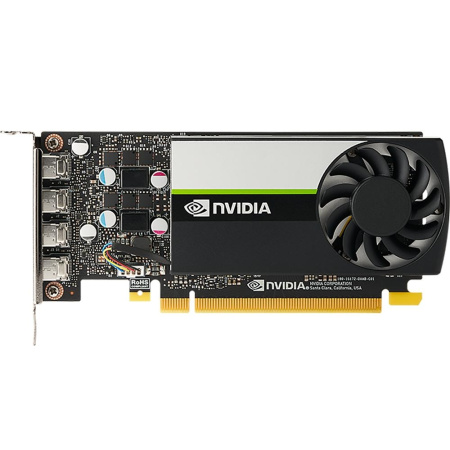 Видеокарта/ VGA NVIDIA QUADRO T1000 8GB, GDDR6/128-bit, PCIe 3.0, 4xmDP, 1-slot, BOX/RTL/PB