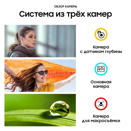 Смартфон Samsung Galaxy A03s 4Гб 64Гб SM-A037F Blue 6.5", TFT, 1600*720, 4*1.8+4*2.3ГГц, 13+2+2МП, 5 Смартфон Samsung Galaxy A03s 4Гб 64Гб SM-A037F Blue 6.5", TFT, 1600*720, 4*1.8+4*2.3ГГц, 13+2+2МП, 5