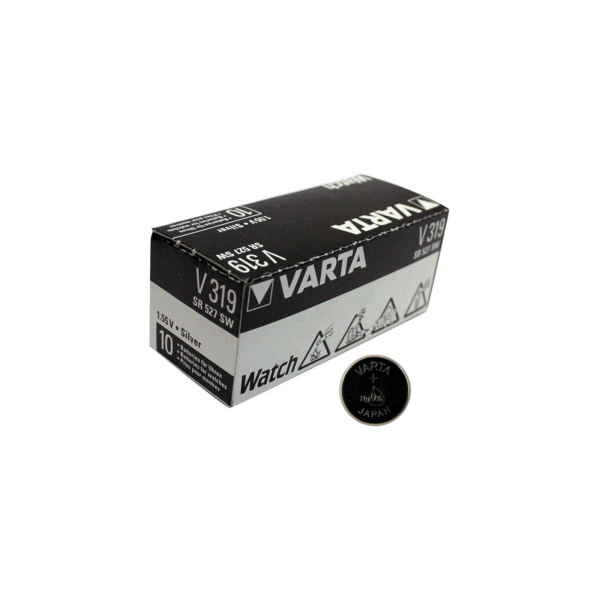 Батарейка SR527SW (319, S527L), 1.55в, Varta,  1шт