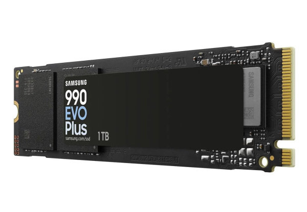 SSD-накопитель M.2 1Тб Samsung 990 EVO Plus [MZ-V9S1T0BW](TLC 3D V-NAND,NVMe,7150/6300 Мб/с)