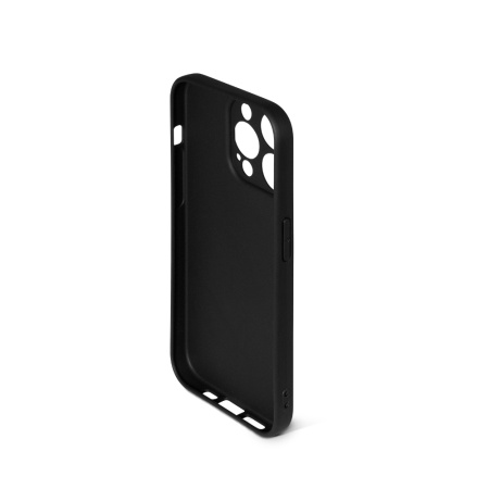 Чехол силиконовый для iPhone 15 Pro Max DF iCase-39 (black)
