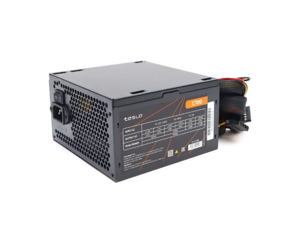 Блок питания 700Вт TESLA C700 (120мм,2PCI-E,4SATA)[TS-C700]