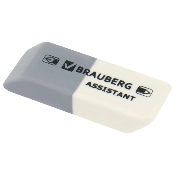 Ластик BRAUBERG "Assistant", 41х18х8мм (222461)