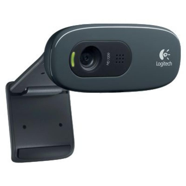 Веб-камера Logitech HD_Webcam_C270,(960-000999/960-001063/960-000584) 1.3МП-(до3)/1280*720 микрофон,крепл_на_монитор