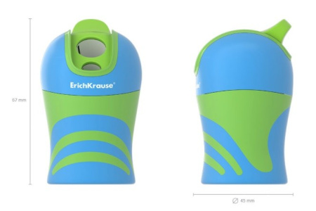 Точилка Erich Krause "Cyber Sport" 2 отверстия (50473)