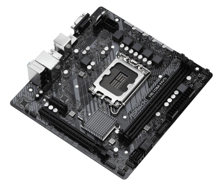 Мат.плата S1700 H610 ASRock H610M-HVS (mATX,2DDR4,PCIE,VGA,HDMI,PC3200)