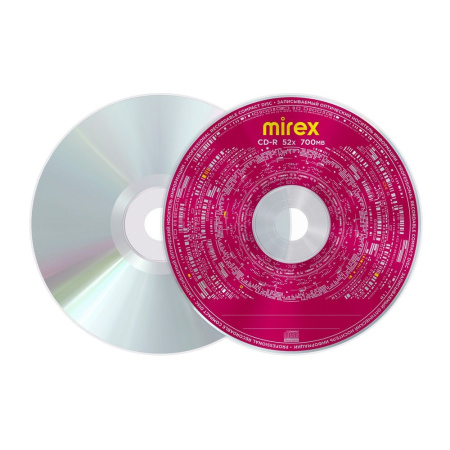 Диск CD-R 25шт Mirex Maximum 700Mb 52x Cake Box (UL120052A8M)