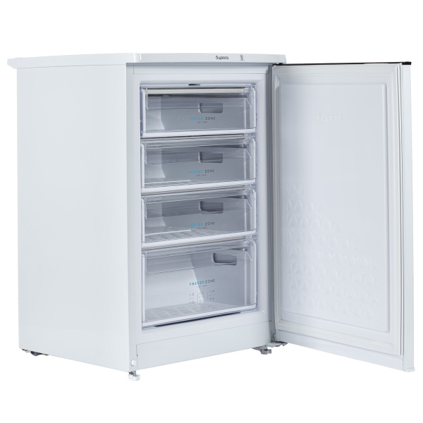 Морозильник Бирюса 514 White, 1 камера, 110л,85х58х62см, класс A+, ручная разморозка
