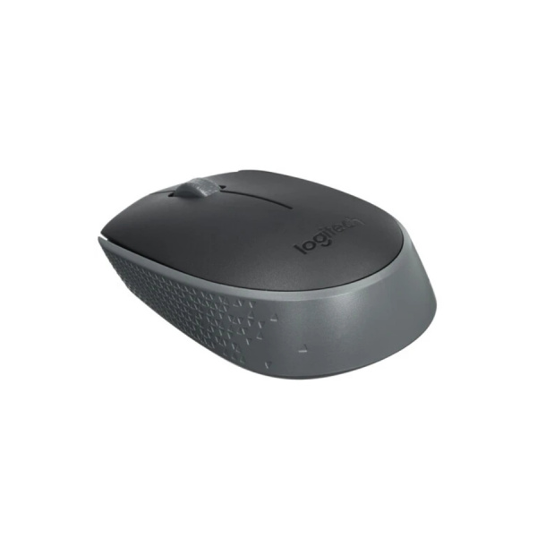 Мышь беспроводная Logitech M170 (910-004658) оптическая, 1000dpi, радиус действия до 10м, Black/Grey