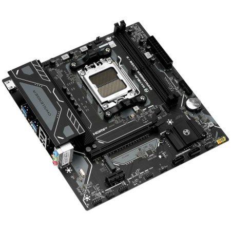 Материнская плата Maxsun MS-Challenger B850M-K B850, AM5, 2*DDR5, 1*PCIEx16, 1*PCIEx1, 1*M.2, 6*USB3.2Gen1, 4*USB2.0, 2*SATA3.0, 1G, HDMI, M-ATX, RTL