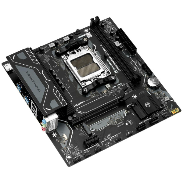 Материнская плата Maxsun MS-Challenger B850M-K B850, AM5, 2*DDR5, 1*PCIEx16, 1*PCIEx1, 1*M.2, 6*USB3.2Gen1, 4*USB2.0, 2*SATA3.0, 1G, HDMI, M-ATX, RTL