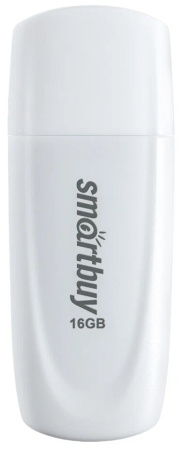 Флеш-накопитель USB2.0 16Gb SmartBuy Scout (SB016GB2SCW) белый
