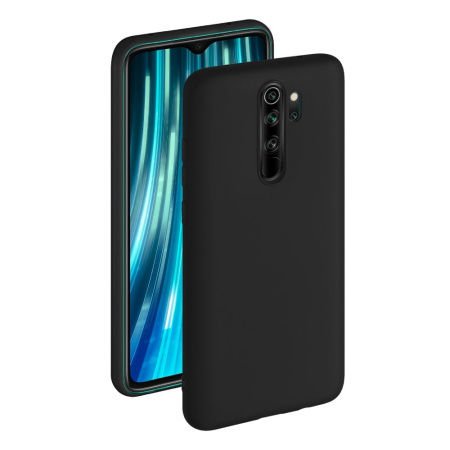 Чехол силиконовый для Xiaomi Redmi Note 8 pro Deppa Gel Color Case черный (87376)