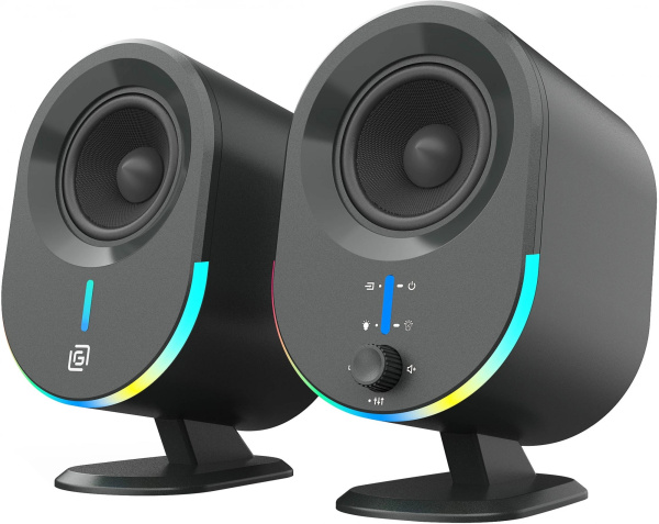 Актив.колонки 2.0 Оклик OK-303A 20Вт,питание от сети, Bluetooth, черный