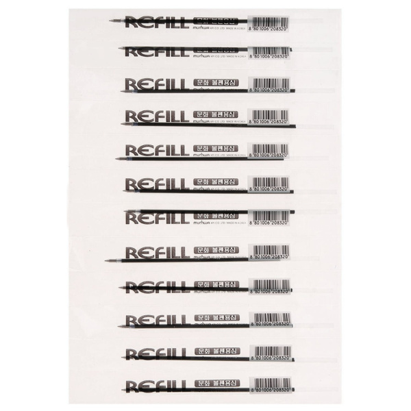 Стержень шариковый MunHwa "Option", "MC Gоld" синий, 142мм, 0,5мм  RF-02