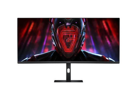 Монитор 34"/Xiaomi Curved Gaming Monitor G34WQi/Черный/VA/3440*1440/180 Гц//HDMI/DP//////FreeSync