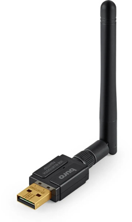 Адаптер Bluetooth USB Buro BU-BT532 Bluetooth 5.3+EDR class 1 100м черный