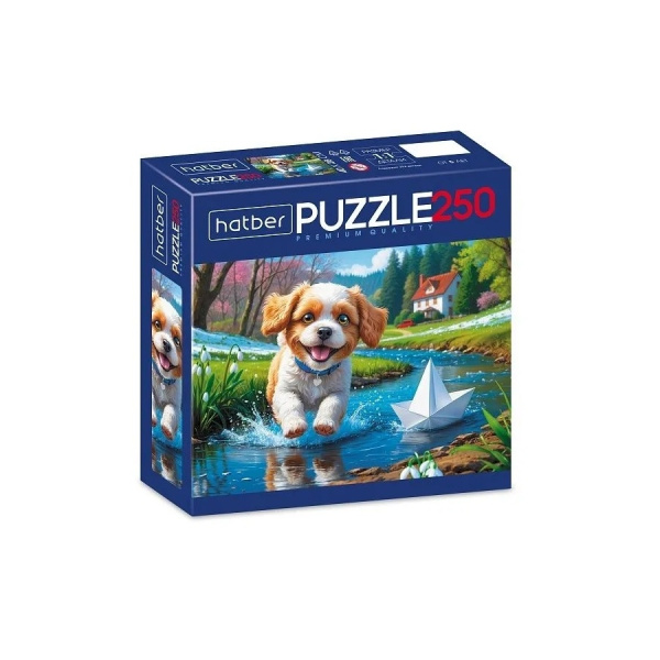 Пазл 250 эл. Hatber "Щенячья радость" 250ПЗ3_34670