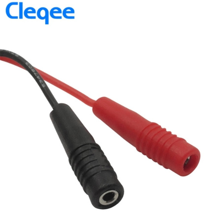 Насадка на щуп Cleqee P1511B, с захватом, черный+красный