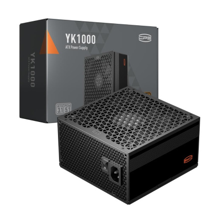 Блок питания ПК/ Power Supply PCCooler, 1000W 80+ Bronze (ATX, ATX 3.1, PCIe 5.1, Non-modular, 1x24(20+4)pin 550mm, 2xCPU 8(4+4)pin 650mm, 2xPCIe*2 8(6+2)pin 500+150mm, 1x12V(2x6) 12+4pin 500mm, 2xSATA*3+MOLEX4pin*1 450+150+150+150mm , Active, 135x135mm,