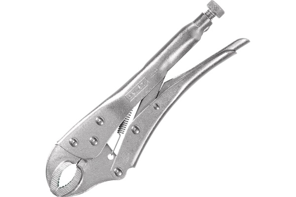 Зажимные клещи с круглыми губками Deli DL2001 220мм, рабочий ход 50мм, регулировочный винт