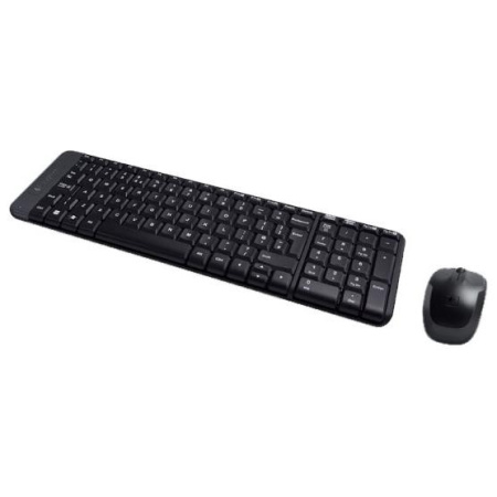 Беспроводной комплект Logitech MK220 (920-003169) радиус действия до 10м, Black