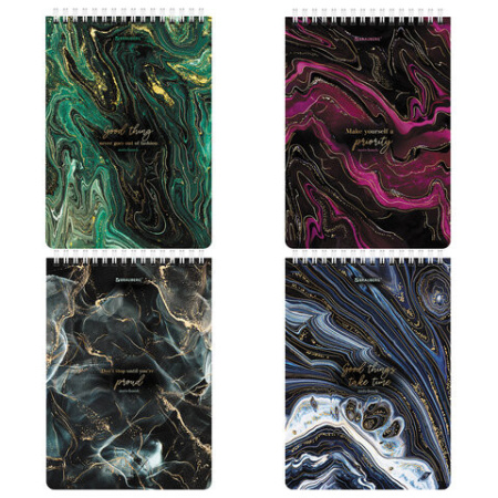 Блокнот BRAUBERG А5 80л. "Marble" (114386)