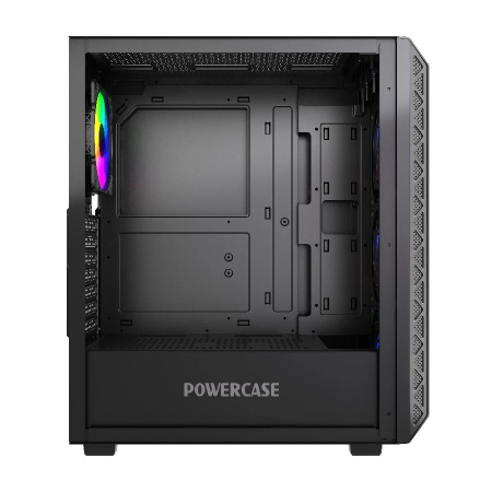 Корпус ATX Б_БП Powercase Mistral S4B (USB, Audio,TG, 4x120mm FRGB, черный)[CMSB-L4]