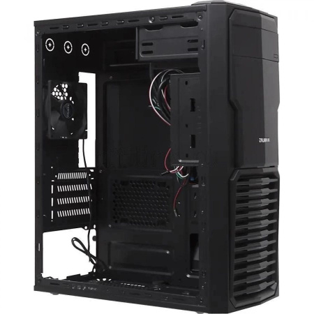 Корпус Zalman T4 Plus черный без БП mATX 6x120mm 1x140mm 1xUSB2.0 2xUSB3.0 audio bott PSU