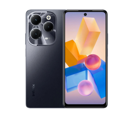 Смартфон INFINIX HOT 40 8Гб 256Гб Starlit Black 6.78", IPS, 2460*1080, 2*2.0+6*1.8ГГц, 50+2+0.2Мп, 32Мп, 4G, NFC, 5000мАч, And 13