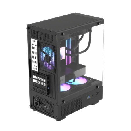 Корпус mATX Formula Crystal Z1CM Plus AR v2, Mini-Tower, без БП, черный [crystal z1cm plus black ar v2]