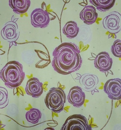 Бумага упаковочная подарочная "Розы" 52*75см