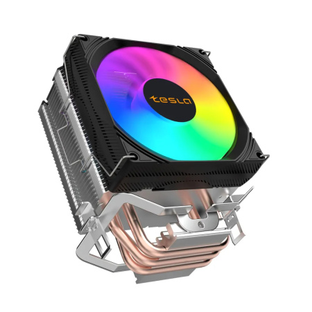 Кулер S115x/1366/1200/1700/AMx TESLA SHADOW 903 FRGB (130W/92mm/2400rpm/FRGB)