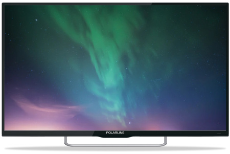 Телевизор 32" Polarline 32PL12TC 1366x768/HDMI,USB/DVB-T2,T,C/Черный HD Ready MediaPlayer
