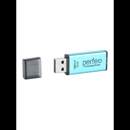 Флеш-накопитель USB2.0 8Gb Perfeo E03 (PF-E03G008ES) зеленый