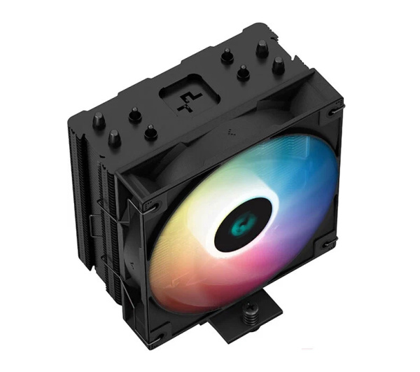 Кулер S115x/1200/1700/20XX/AM5/AM4 DEEPCOOL AG400 BK ARGB (220W/120mm/500-2000rpm/ARGB)