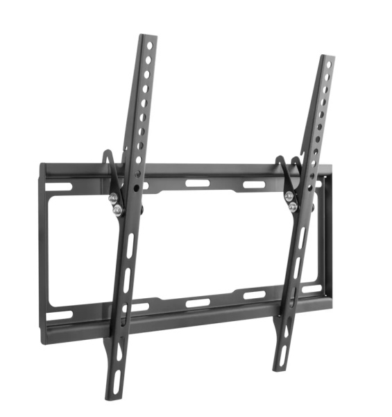 Кронштейн ITECHmount P4T черный настенный,для тв,32-75",до 45кг,от стены 22 мм,с функцией наклона -8°~ +0°,VESA:  50х50, 75x75, 100x100, 200x200, 300x