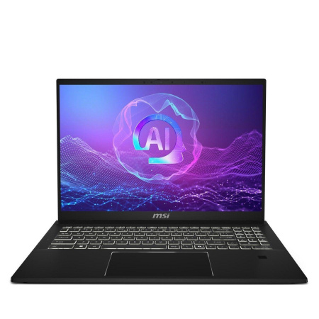 Ноутбук MSI Summit Pro 16 AI A2HVETG-084RU Core Ultra 9 285H 32Gb SSD1Tb NVIDIA GeForce RTX4050 6Gb 16" IPS Touch QHD+ (2560x1600) Windows 11 Pro black WiFi BT Cam (9S7-159631-084)