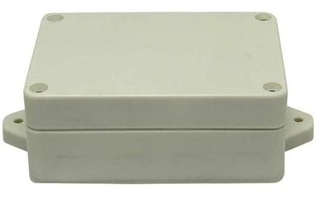 корпус для РЭА  83*58*33мм, фланцы, IP65, пластик, серый, Sanhe 11-36