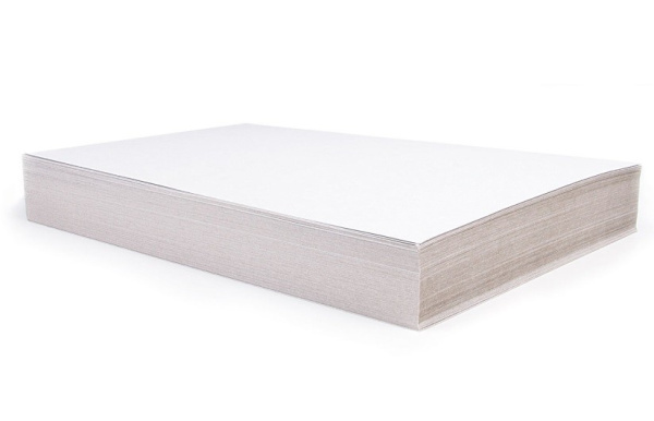 Картон белый А4 BRAUBERG немел., 260гр/м2, 100л. (124877)