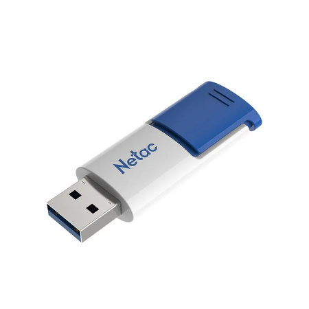 Флеш-накопитель USB3.0 64Gb Netac U182 (NT03U182N-064G-30BL) бело-синий