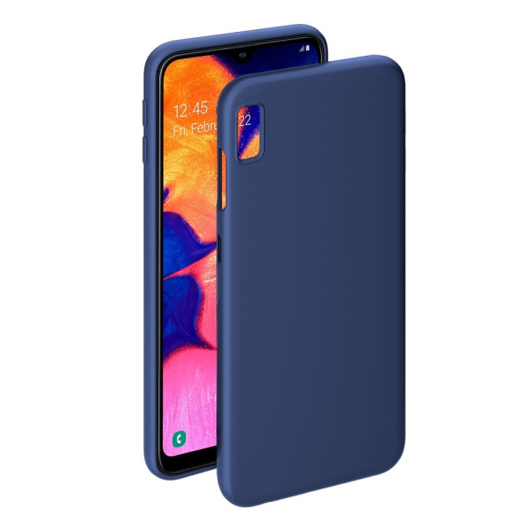 Чехол силиконовый для Samsung Galaxy A10 Deppa Gel Color Case синий (87111)