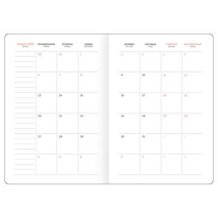 Ежедневник BG А5 176л. 2025г. "Nebraska. Brown", коричневвый DdA5_61005