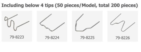 Паяльная станция по пластику (горячий степлер) ZD-8905C, 40вт, 450..750C, скобы "волна"+"угол"+"м"