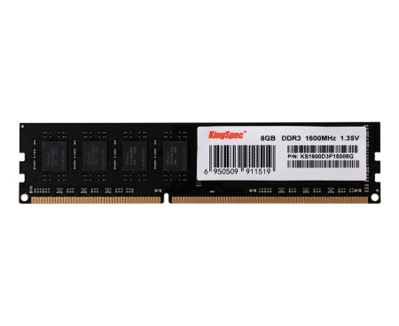 Модуль памяти DIMM DDR3 8Гб 1600МГц Kingspec (KS1600D3P15008G) CL11