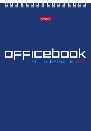 Блокнот Hatber А5 80л. "Office Book" 80Б5В1гр