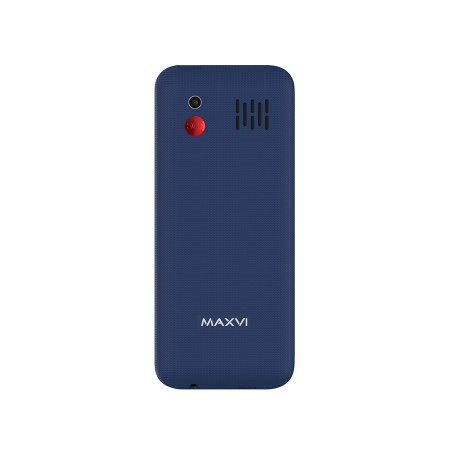 Сотовый Maxvi B35 Blue 2sim/3.5"/480*320/microSD/1.3МП/Bt/2500мАч/моноблок