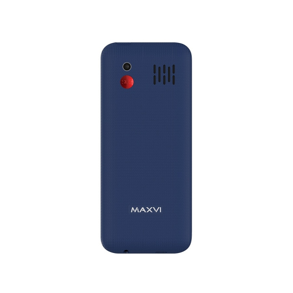 Сотовый Maxvi B35 Blue 2sim/3.5"/480*320/microSD/1.3МП/Bt/2500мАч/моноблок